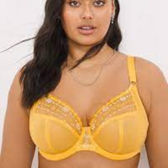 Elomi Matilda Side Support Plunge Bra Size 42F UK ~ Daisy #8900 - Picture 1 of 4